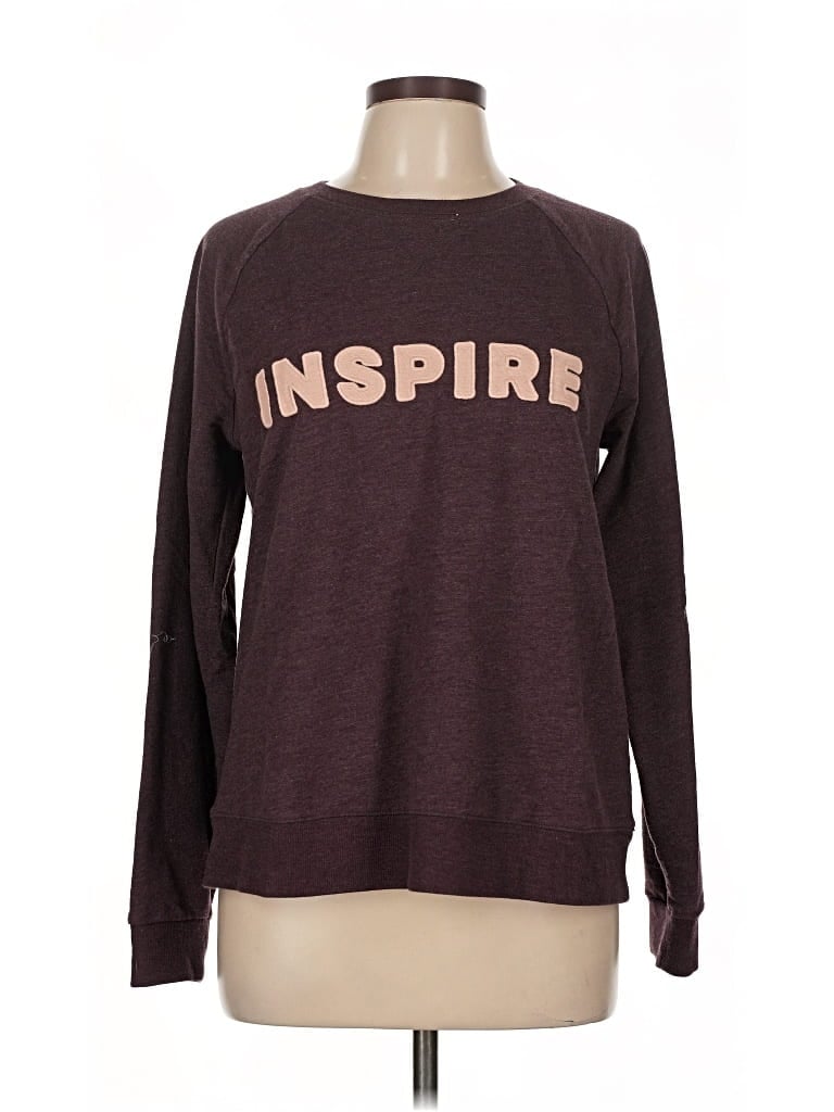 Pre-owned Sonoma Goods For Life Sweatshirt In Burgundy