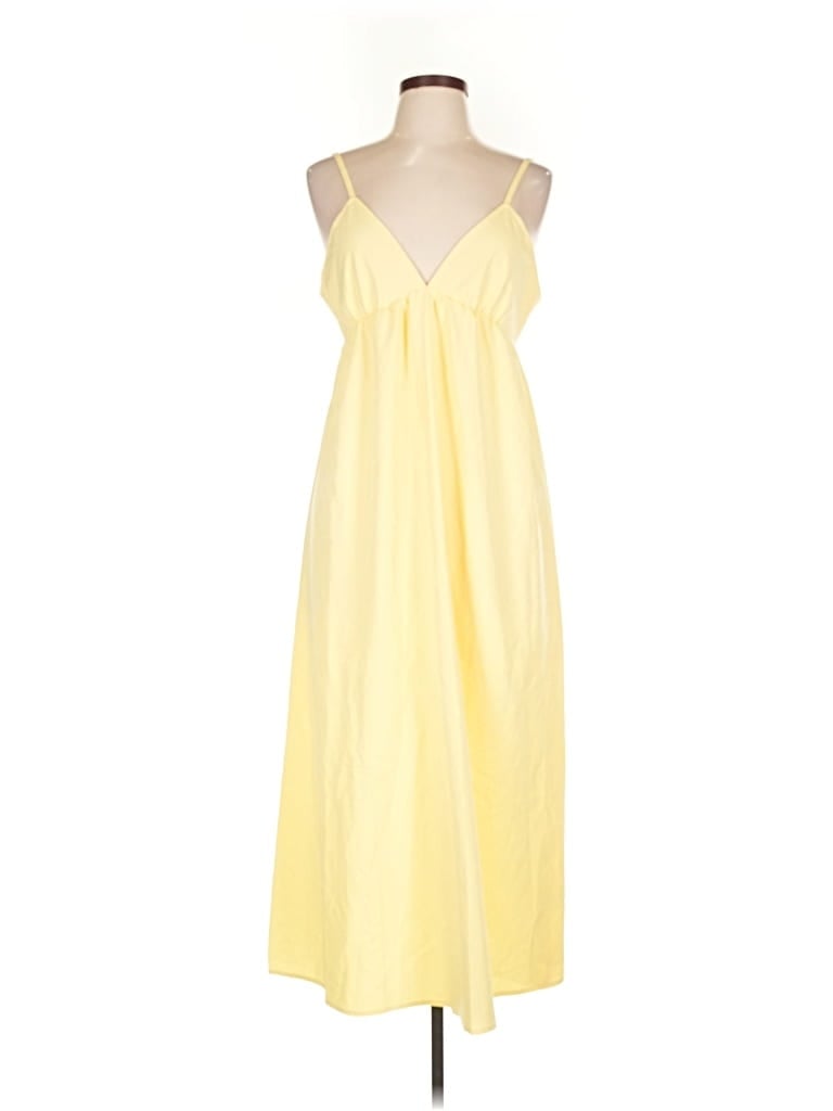 Pre-owned Shein Casual Dress In Yellow