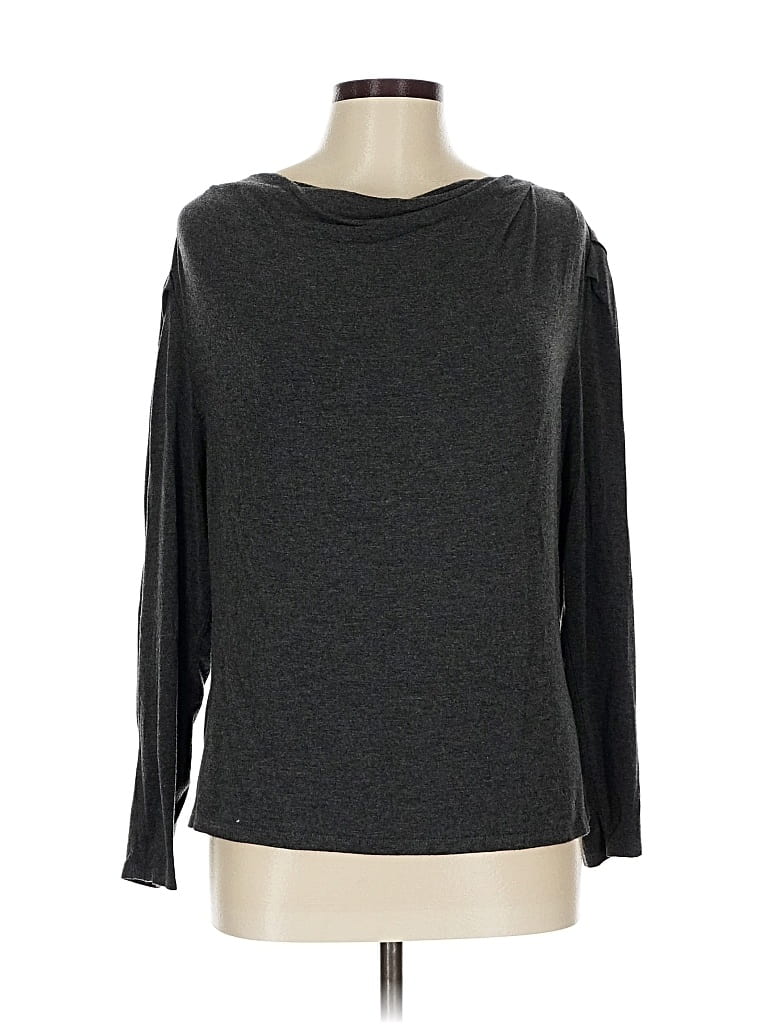 Pre-owned Vince Camuto 3/4 Sleeve T-shirt In Gray