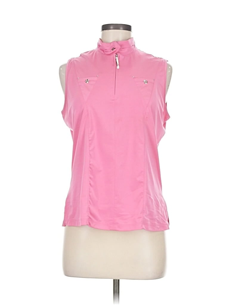 Pre-owned Jamie Sadock Sleeveless Blouse In Pink