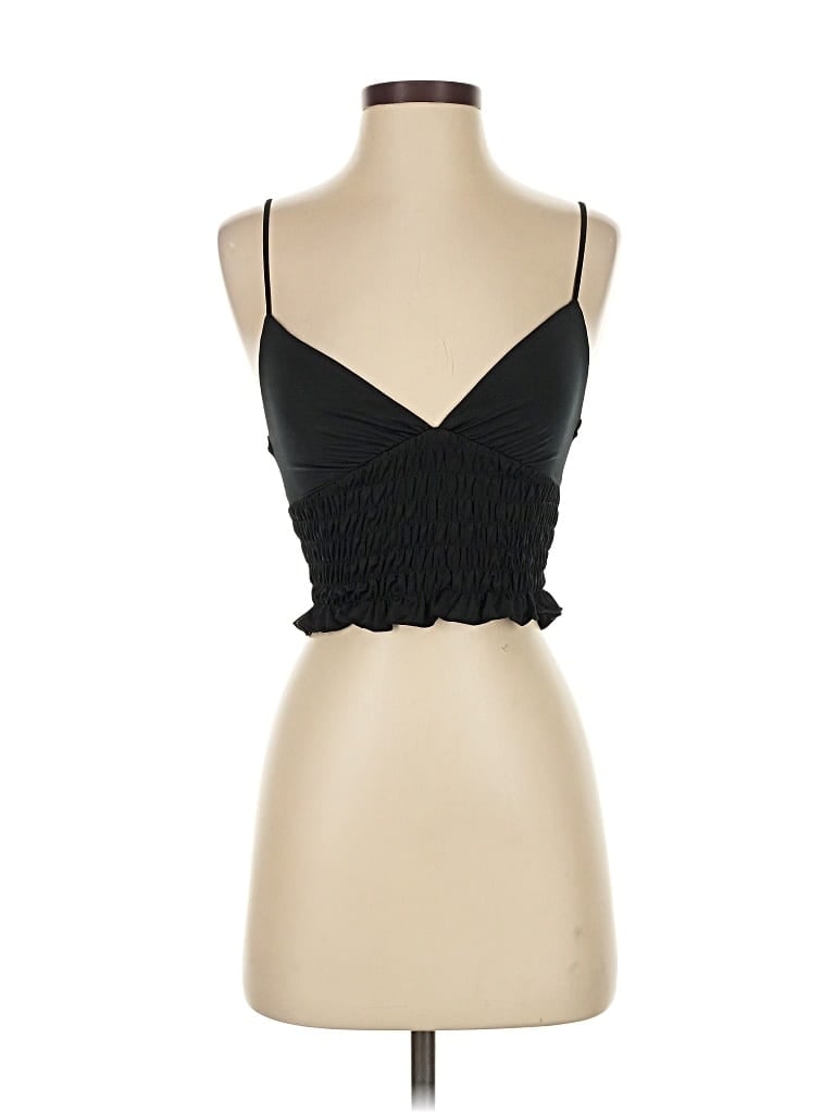 Pre-owned Urban Outfitters Tank Top Black Strapless Neckline Tops