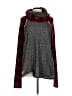 12pm by Mon Ami Plaid Gray Poncho Size L - photo 1