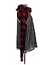 12pm by Mon Ami Plaid Gray Poncho Size L - photo 4