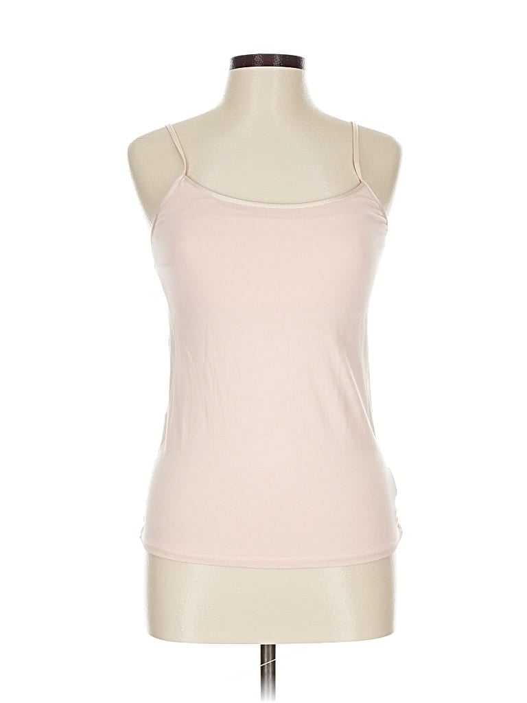 Pre-owned American Eagle Outfitters Tank Top Tan Strapless Neckline Tops In Brown