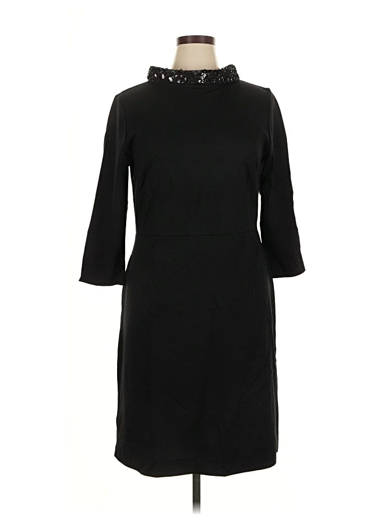 Pre-owned Talbots Casual Dress In Black