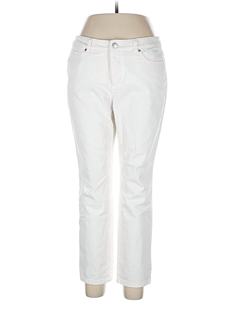 Pre-owned Christopher & Banks Jeans In White