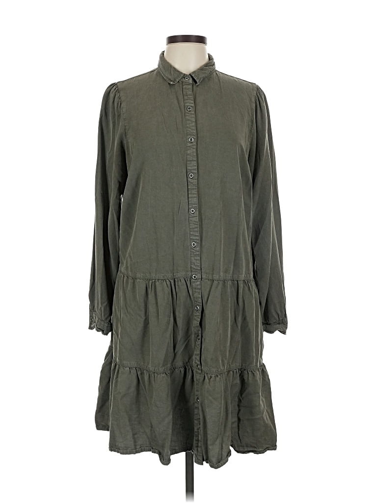 Pre-owned Saks Fifth Avenue Casual Dress In Green