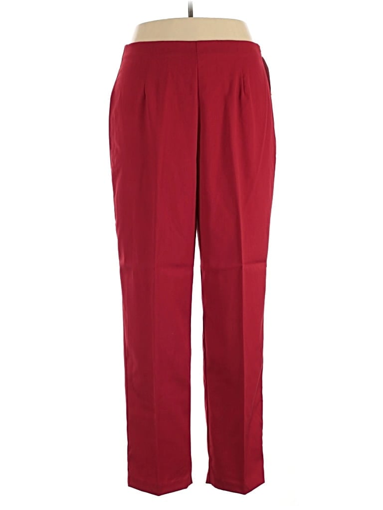 Pre-owned Kathie Lee Casual Pants In Burgundy