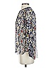 Isabel Marant 100% Silk Animal Print Silver 3/4 Sleeve Silk Top Size EU (FR) 34 / US 2 - photo 5