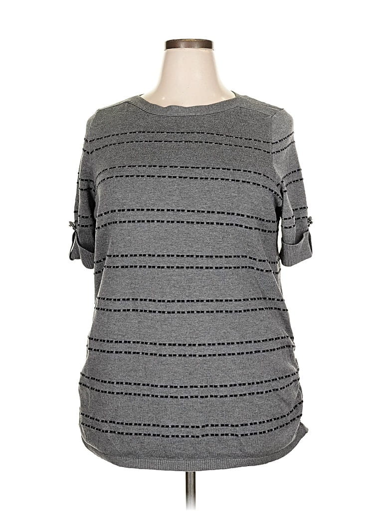 Pre-owned Apt. 9 Casual Dress In Gray