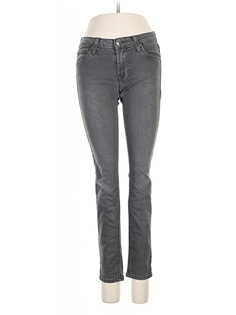 Pre-owned Just Black Jeans In Gray