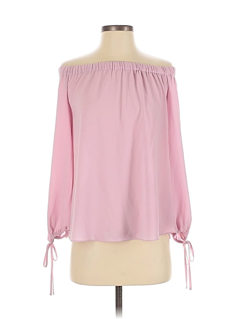 Pre-owned Vince Camuto 3/4 Sleeve Blouse In Pink