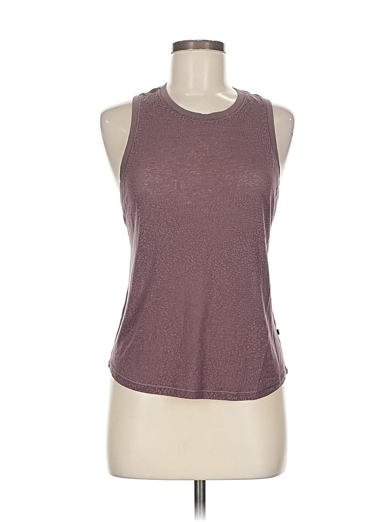 Pre-owned Lululemon Athletica Sleeveless T-shirt In Brown