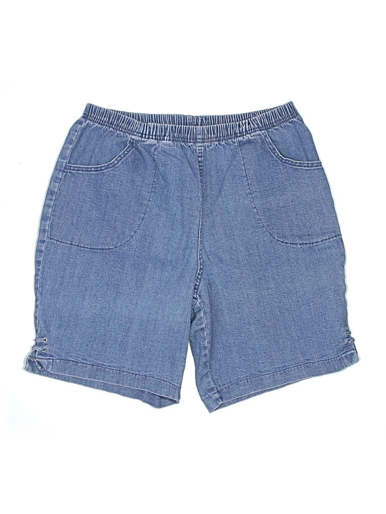 Pre-owned Croft & Barrow Denim Shorts In Blue