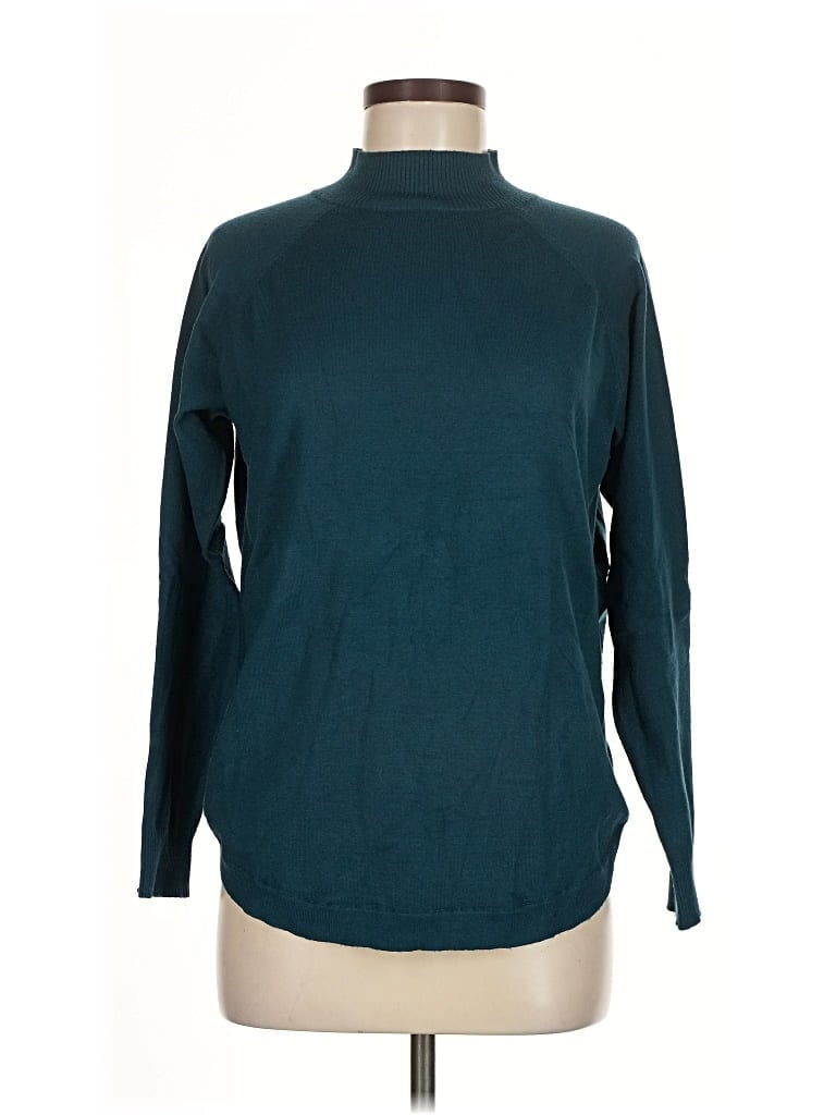 Pre-owned Michael Michael Kors Turtleneck Sweater In Blue