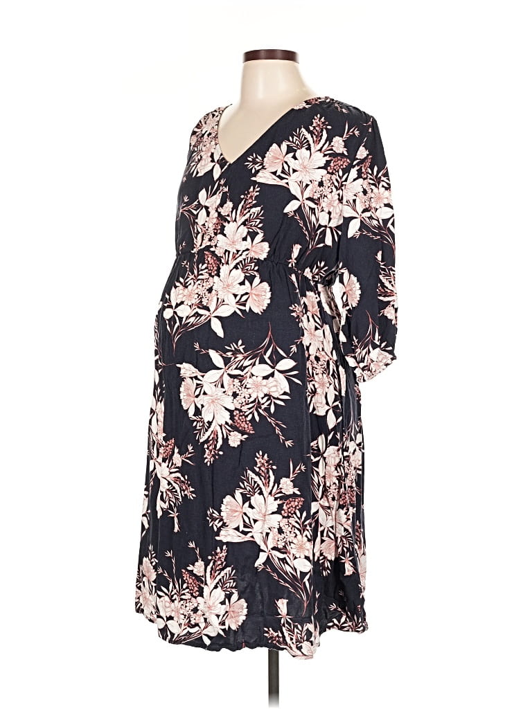 Pre-owned Isabel Maternity Casual Dress In Black