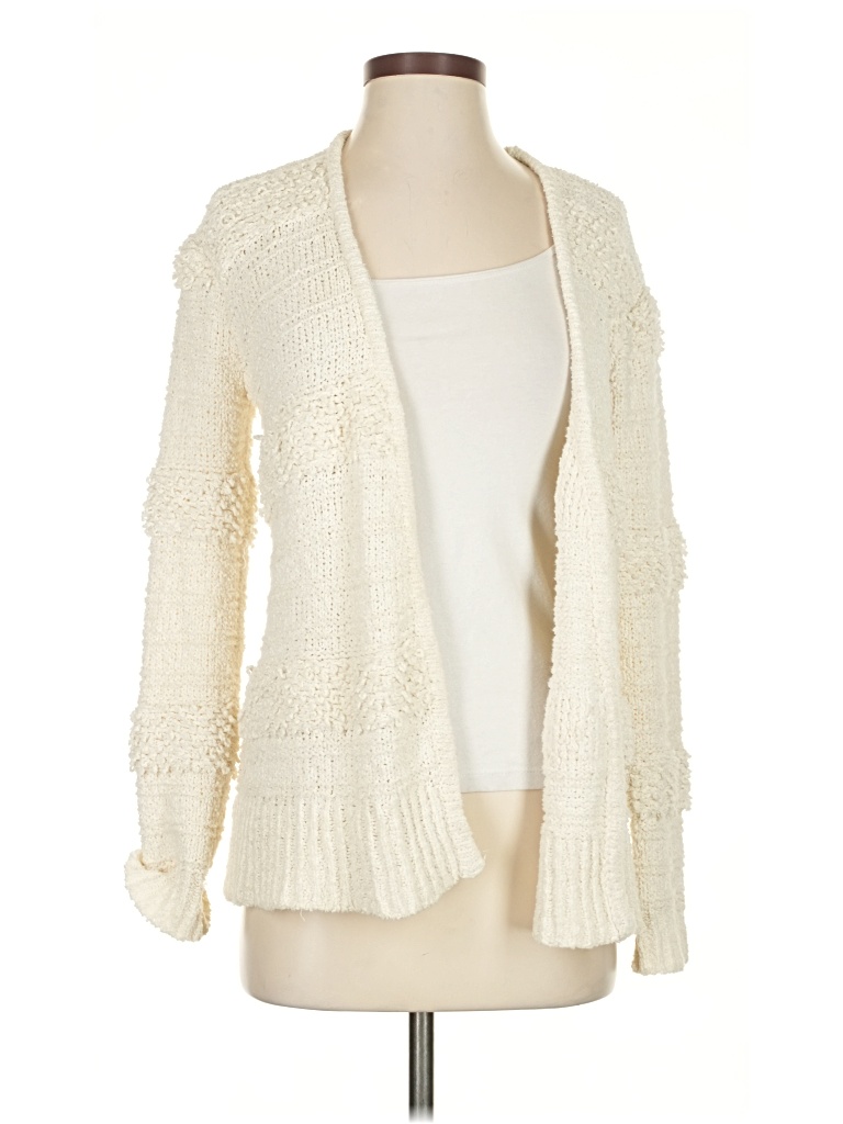 Pre-owned Madewell Cardigan Sweater In White