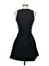 Vesper Solid Black Cocktail Dress Size 10 - photo 2