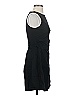 Vesper Solid Black Cocktail Dress Size 10 - photo 4
