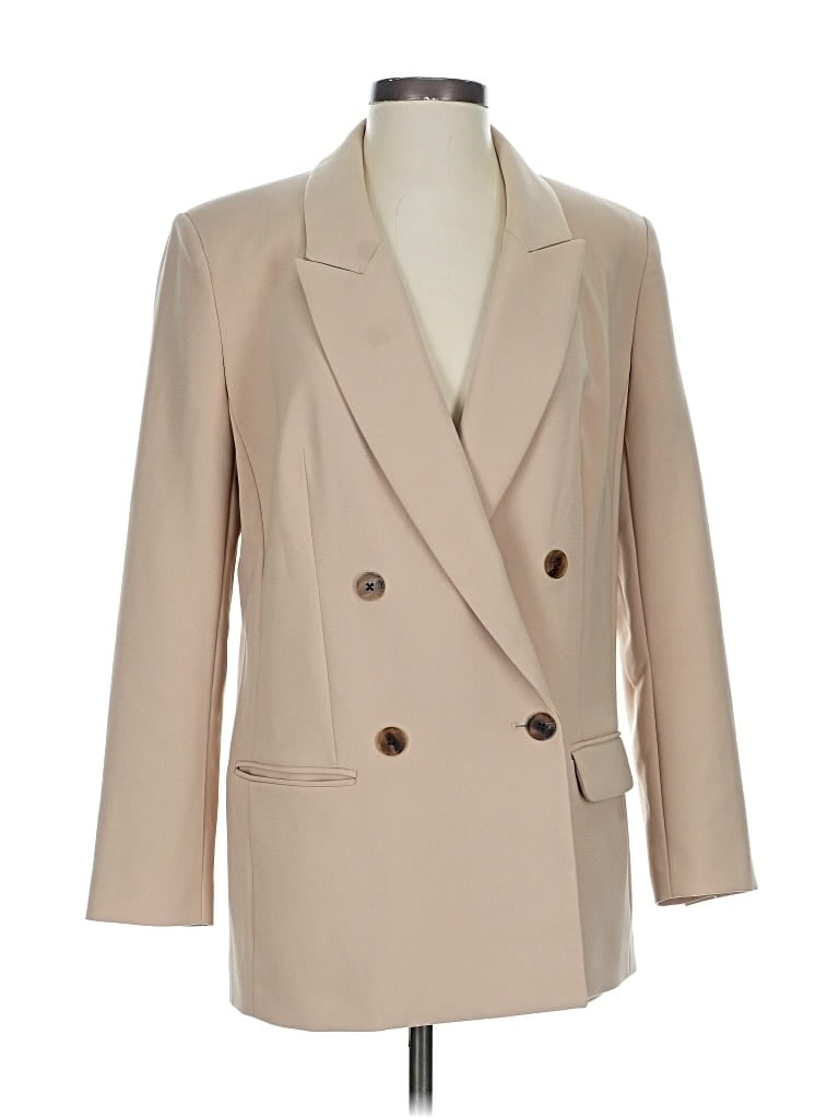 Pre-owned Express Blazer Jacket In Brown