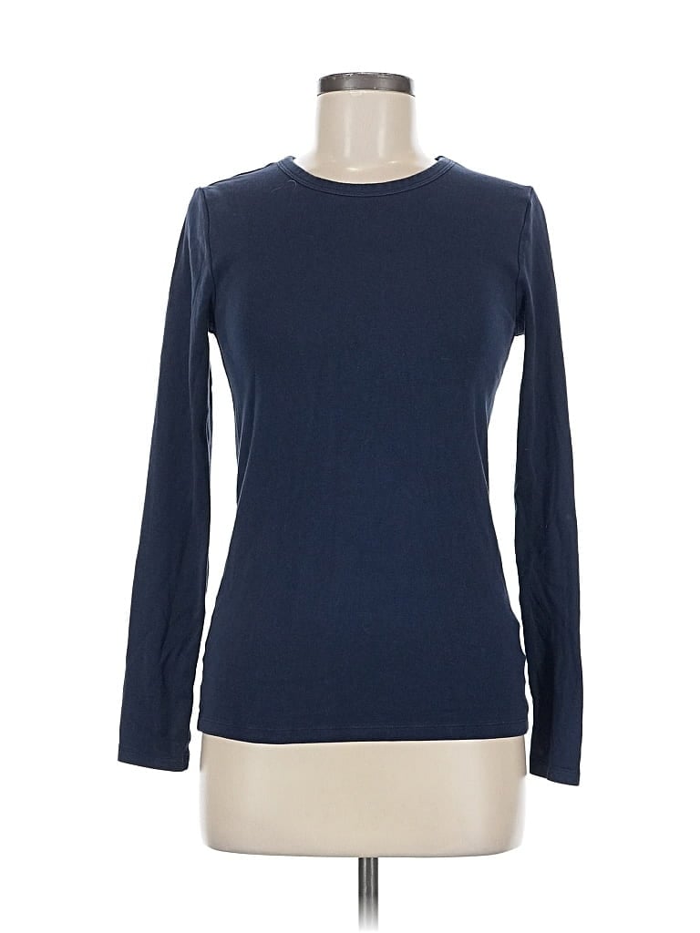 Pre-owned Gap Long Sleeve T-shirt In Blue