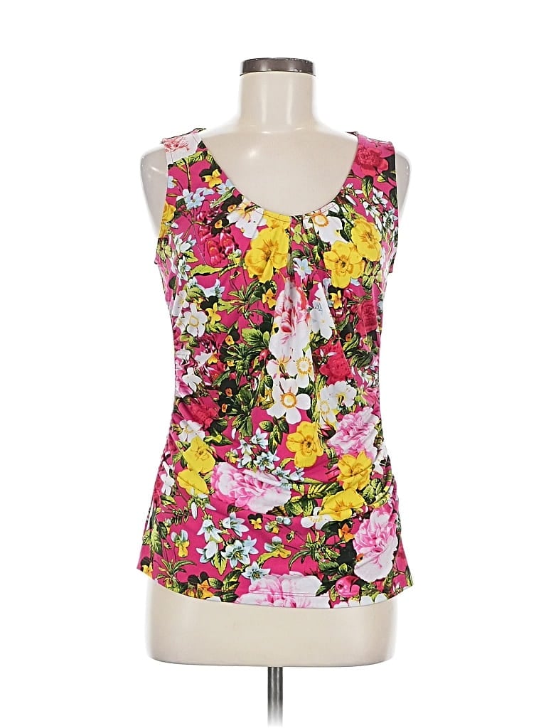 Pre-owned 7th Avenue Design Studio New York & Company Sleeveless Blouse In Pink