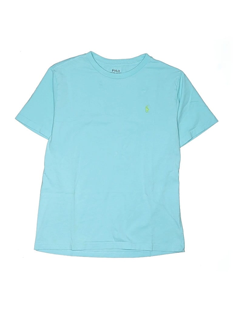 Pre-owned Polo By Ralph Lauren Kids' Short Sleeve T-shirt In Blue