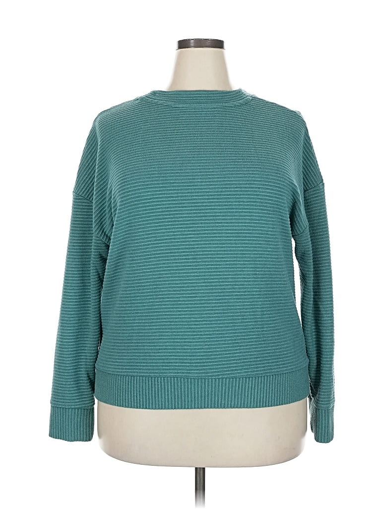 Pre-owned Simply Vera Vera Wang Pullover Sweater In Blue