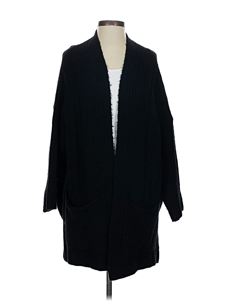 Pre-owned Madewell Cardigan Sweater In Black
