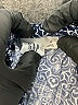 Gap 100% Viscose Paisley Blue Romper Size XS - photo 3