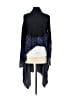 BCBGMAXAZRIA Blue Black Silk Cardigan Size XS - Sm - photo 2