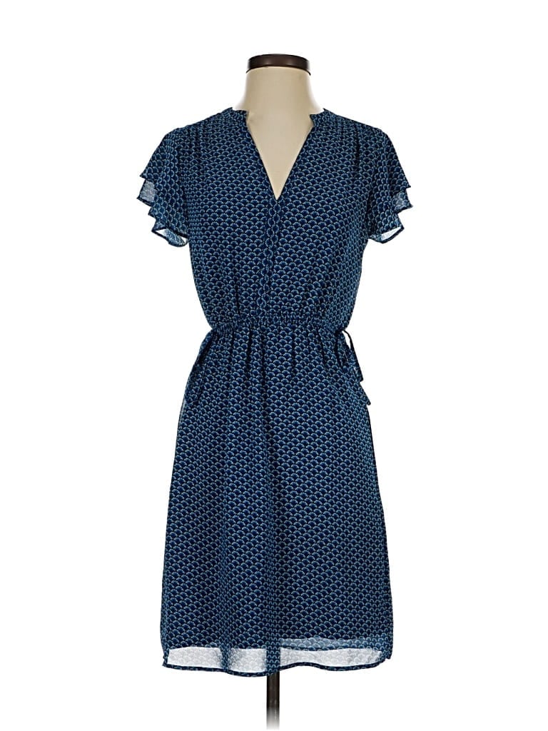 Pre-owned H&m Casual Dress In Blue