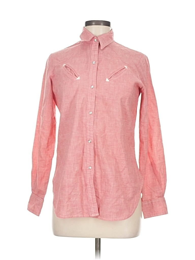 Pre-owned Levi's Long Sleeve Button Down Shirt In Pink