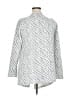 Maurices 100% Polyester Animal Print Silver Long Sleeve Blouse Size XL - photo 2
