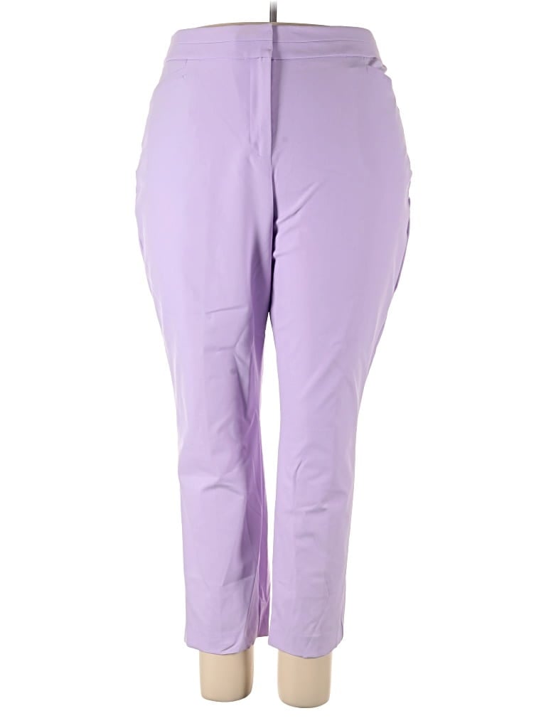 Pre-owned New York And Company Active Pants In Purple