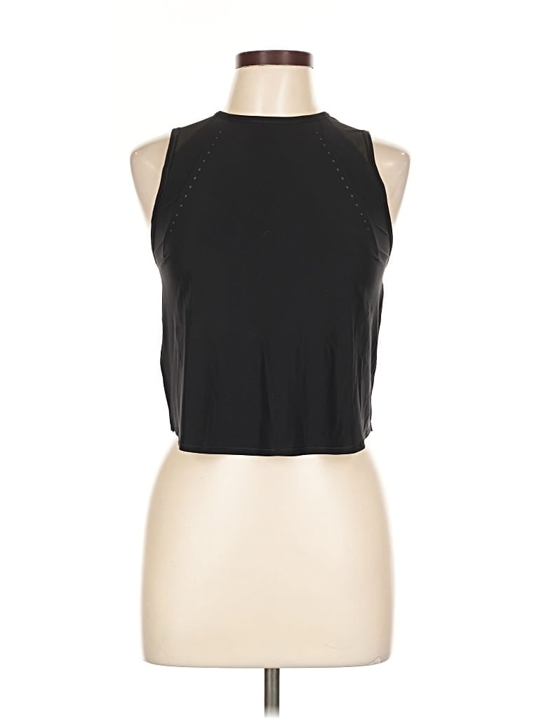 Pre-owned Lululemon Athletica Tank Top Blue Halter Neckline Tops