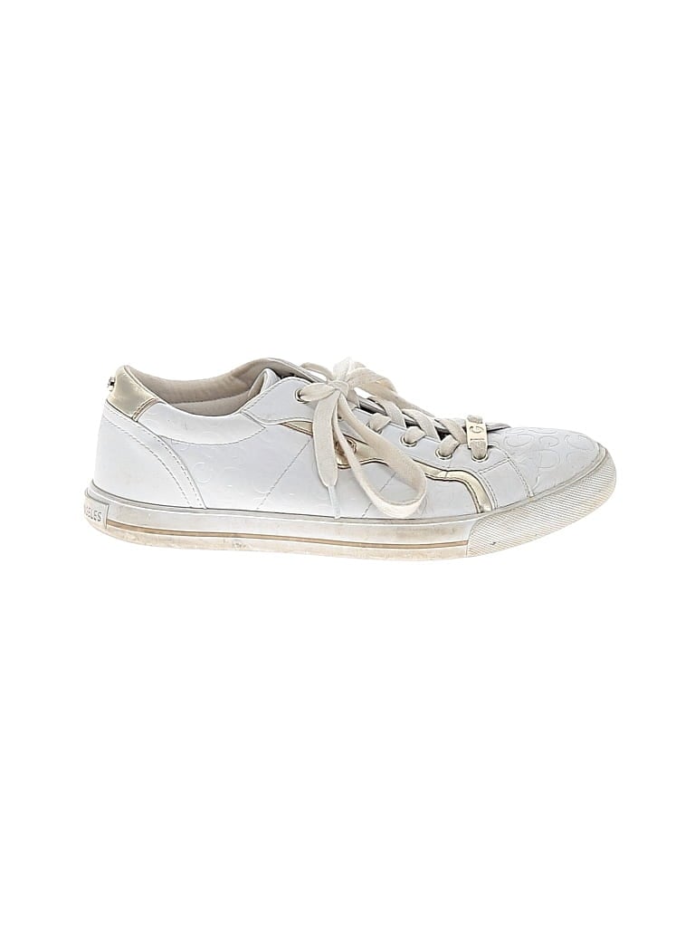 Pre-owned Guess Sneakers In White