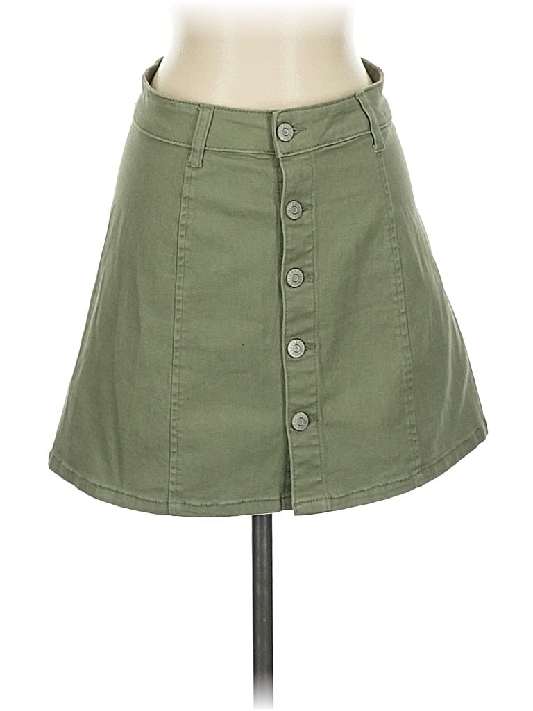 Pre-owned Celebrity Pink Casual Skirt In Green