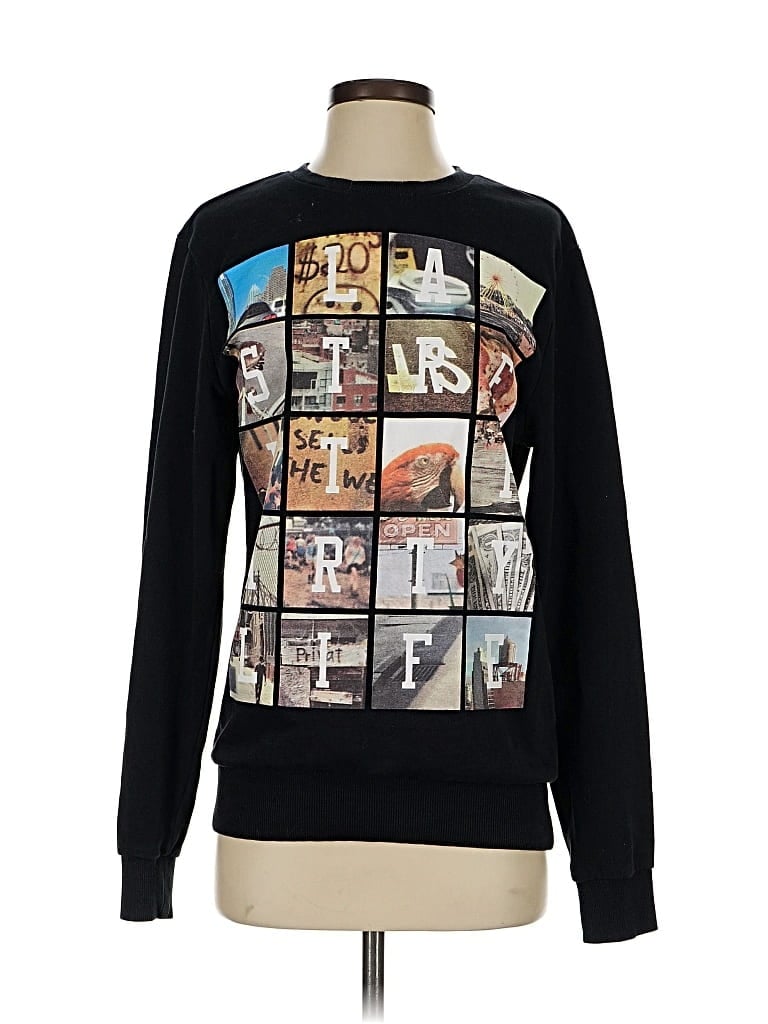 Pre-owned Divided By H&m Sweatshirt In Black