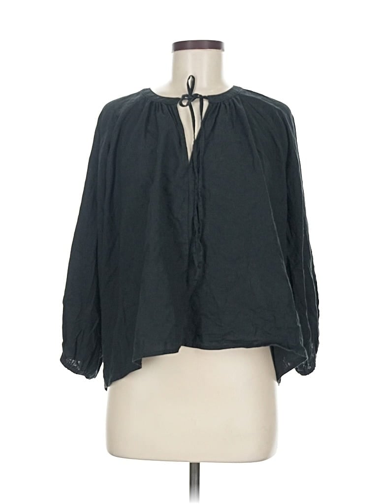 Pre-owned A New Day 3/4 Sleeve Blouse In Gray