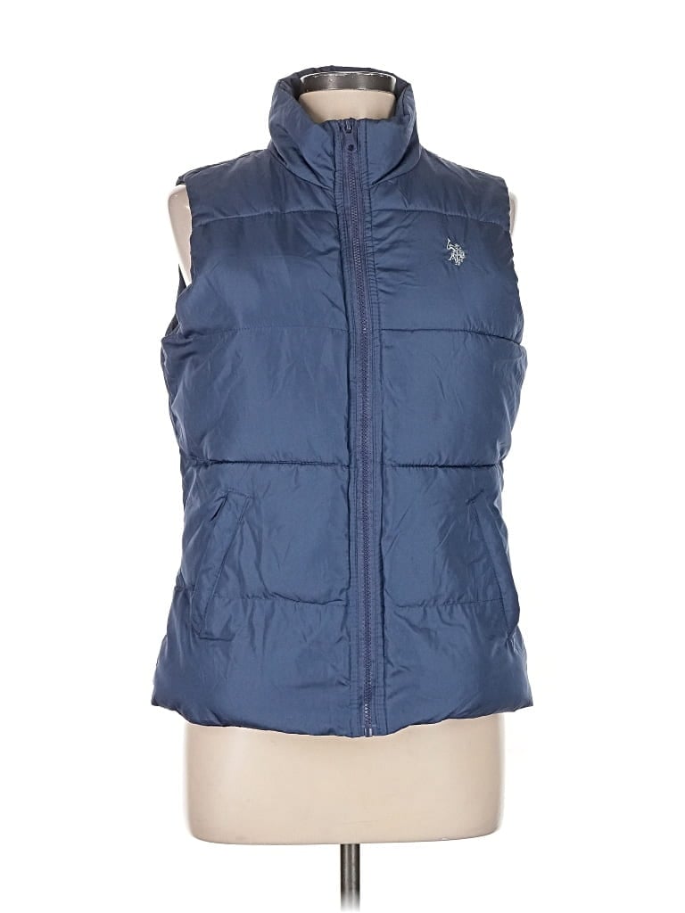 Pre-owned U.s. Polo Assn Vest In Blue