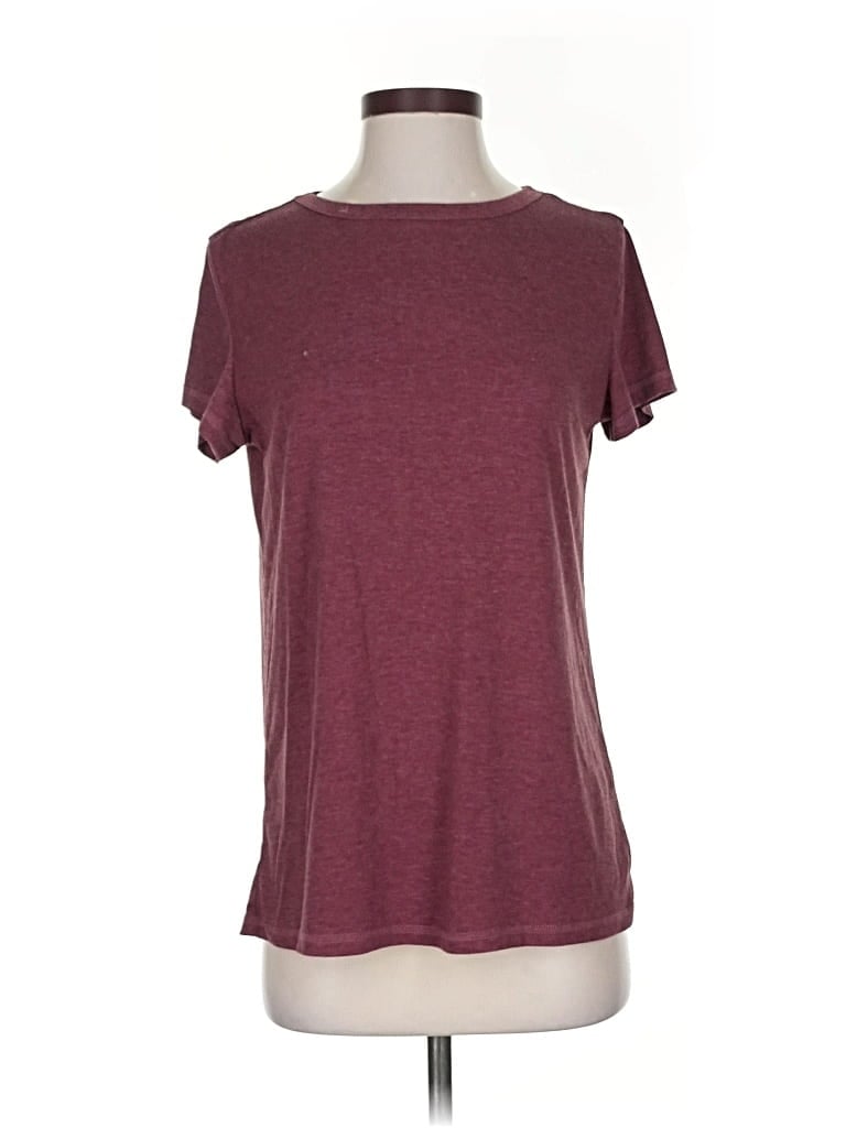 Pre-owned Automet Short Sleeve T-shirt In Burgundy
