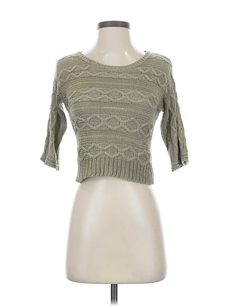 Pre-owned Fire Los Angeles Cardigan Sweater In Green