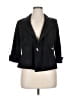 R&M Richards Solid Black Blazer Size 14 - photo 1