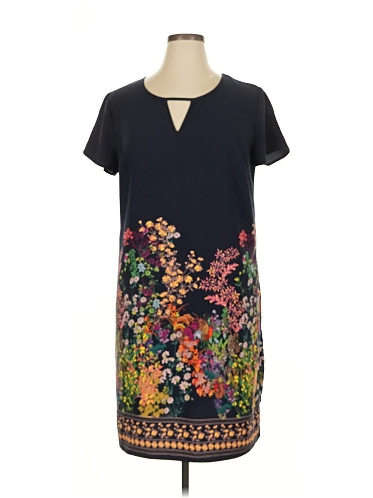 Pre-owned Merona Casual Dress In Black