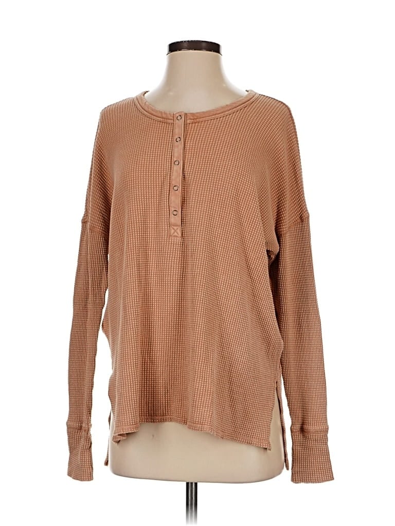 Pre-owned Offline By Aerie Pullover Sweater In Brown