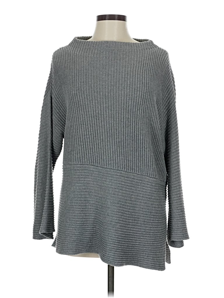 Pre-owned Vince Camuto Pullover Sweater In Gray
