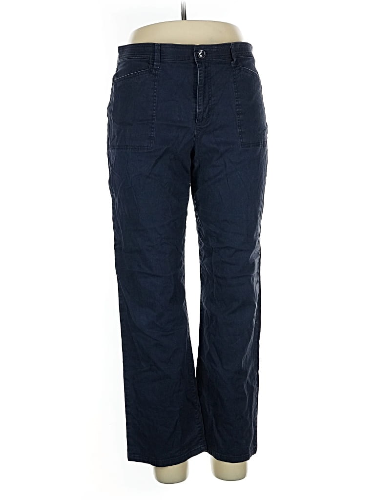 Pre-owned Gloria Vanderbilt Casual Pants In Blue