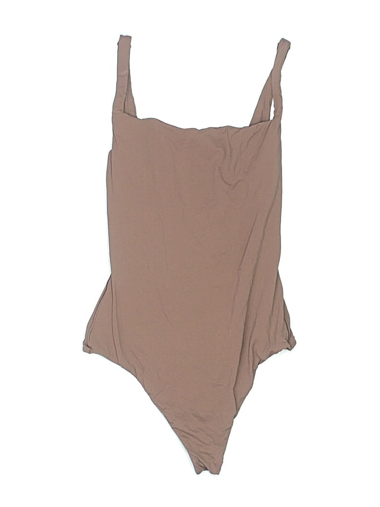 Pre-owned Skims Bodysuit In Brown