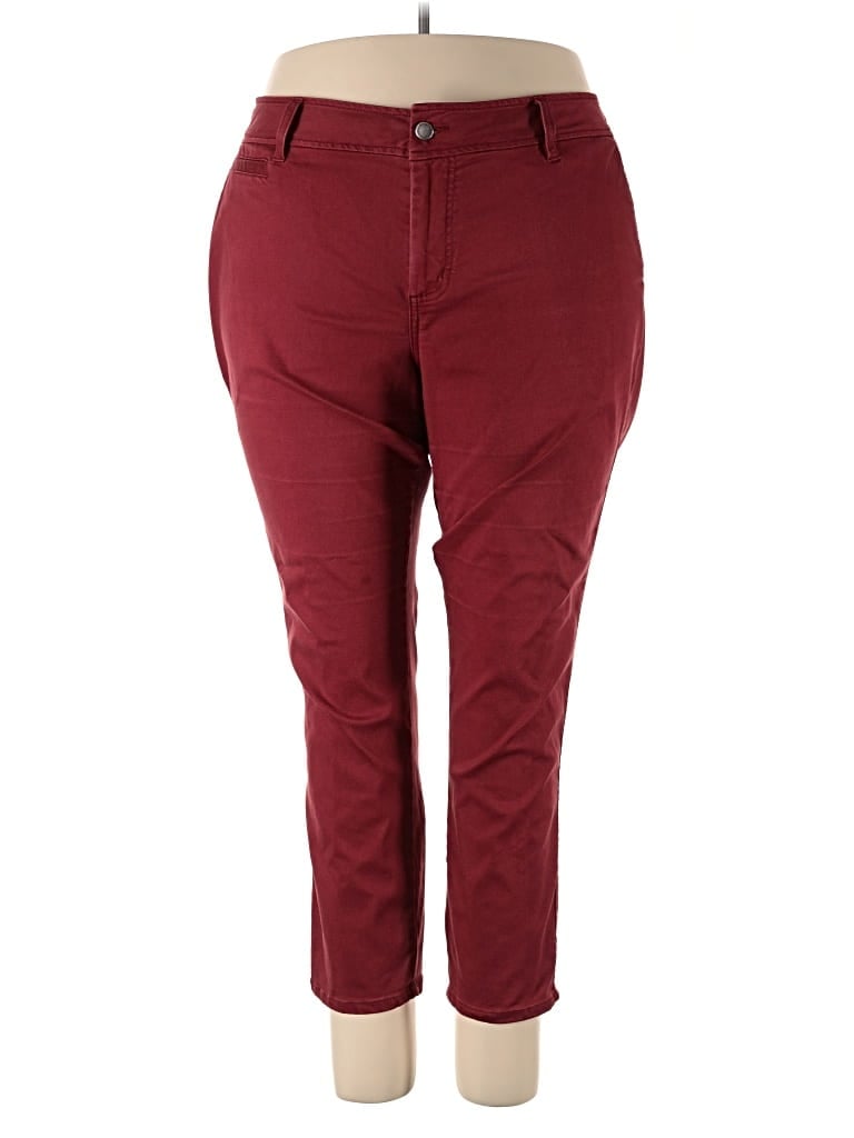 Pre-owned 41hawthorn Casual Pants In Burgundy